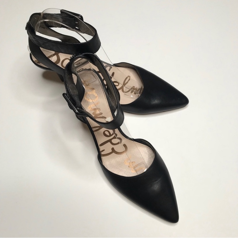 Sam Edelman Okala ankle strap heel Black SZ 9.5